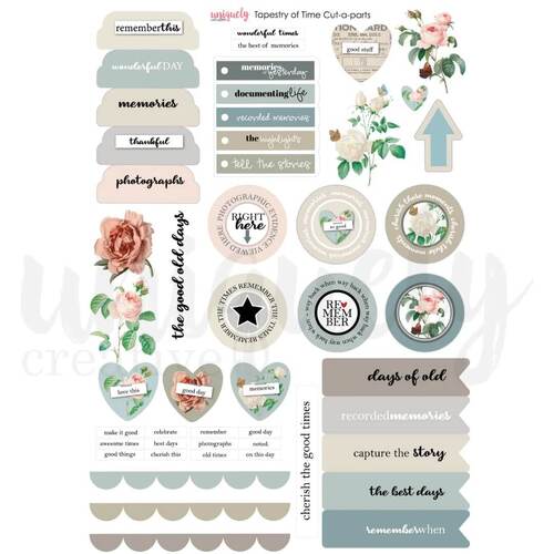 Uniquely Creative - Tapestry of Time Cut-a-part Sheet