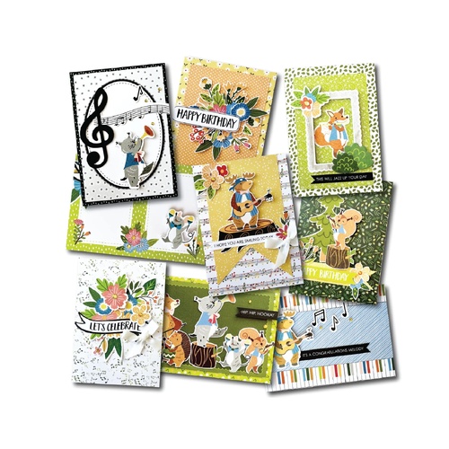 Forest Melody Create and Colour Card Kit