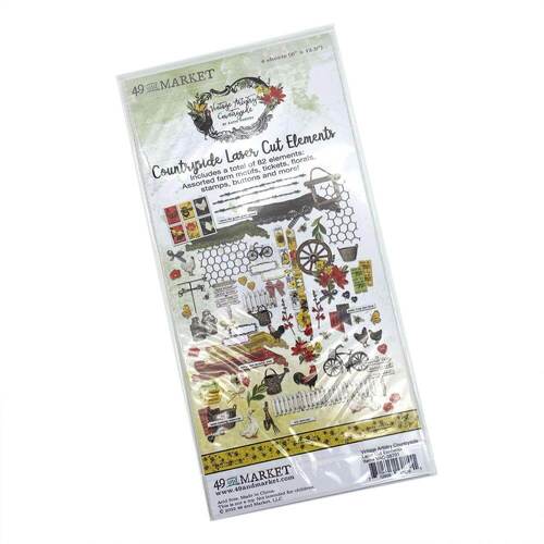 49 and Market Vintage Artistry Countryside Laser Cut Outs - Elements