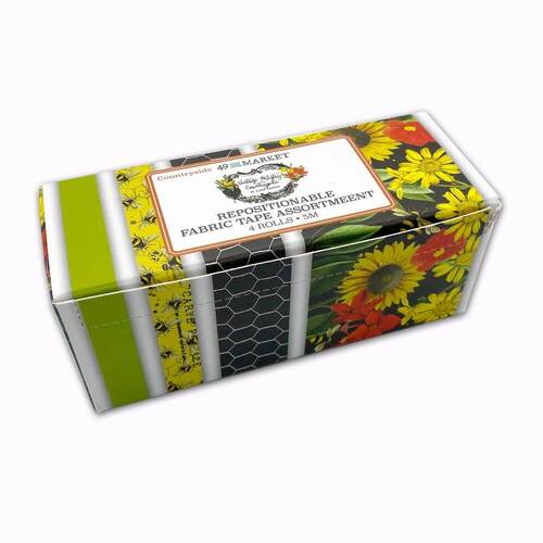 49 And Market Fabric Tape Assortment 4/Rolls - Vintage Artistry Countryside