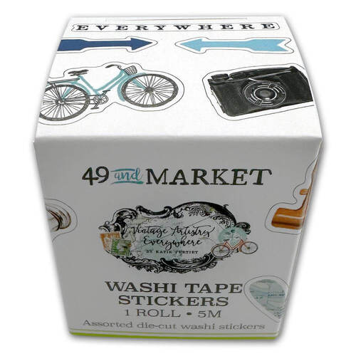 49 And Market Washi Sticker Roll - Vintage Artistry Everywhere
