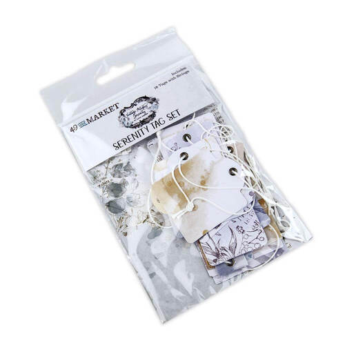 49 And Market - Vintage Artistry Serenity Tag Set