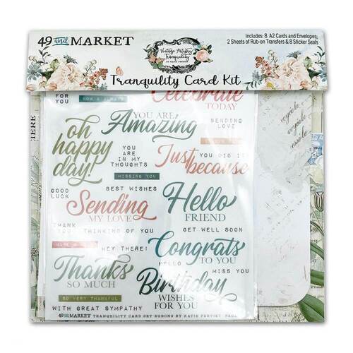 49 And Market Card Kit - Vintage Artistry Tranquility
