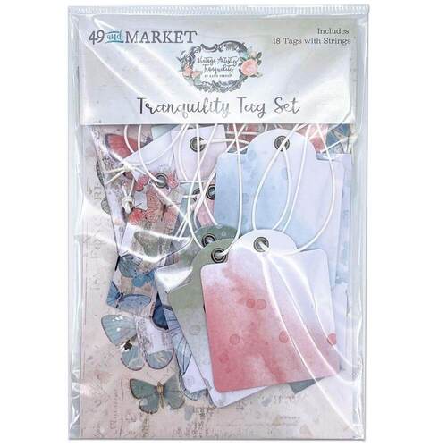 49 And Market - Vintage Artistry Tranquility Tag Set
