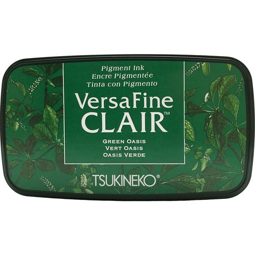 VersaFine Clair Pigment Ink Pad - Green Oasis VFCLA501