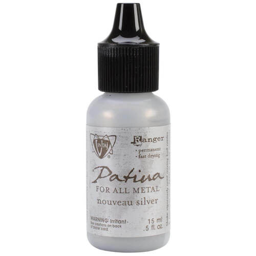 Ranger Vintaj Patinas Metallics .5oz - Nouveau Silver VPIOL35619