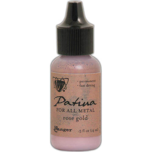 Ranger Vintaj Patinas Metallics .5oz - Rose Gold VPIOL58199