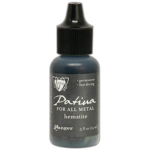 Ranger Vintaj Patinas Metallics .5oz - Hematite VPIOL72393