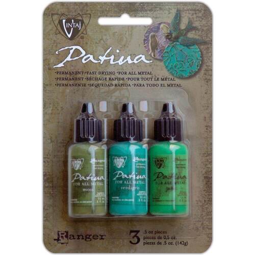 Ranger Vintaj Patinas 3/Pkg - Weathered Copper (Discontinued)