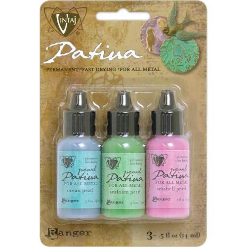 Ranger Vintaj Patinas 3/Pkg - Abalone Pearl VPKR62387