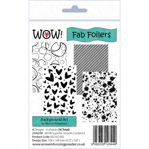 Wow! Fab Foilers - Background Art (by Marion Emberson)