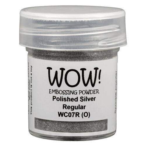 Wow! Embossing Powder Regular 15ml - Metallic Polished Silver