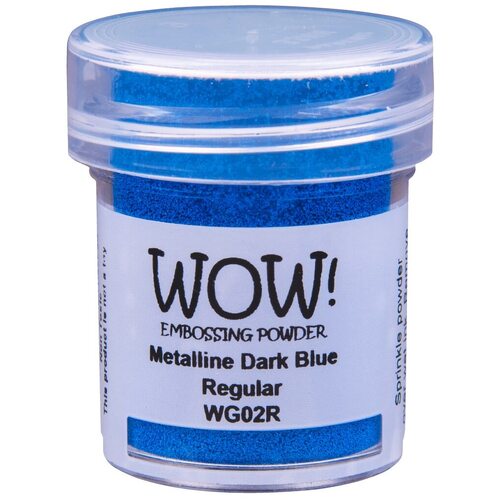 Wow! Embossing Powder 15ml - Metalline Dark Blue