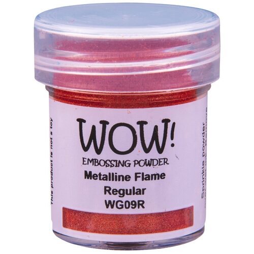 Wow! Embossing Powder 15ml - Metalline Flame