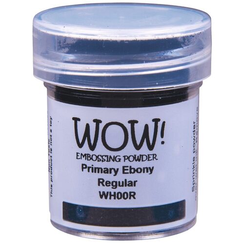 Wow! Embossing Powder Regular 15ml - Ebony