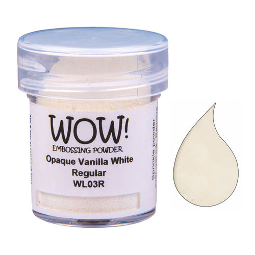 Wow! Embossing Powder 15ml - Opaque Vanilla White