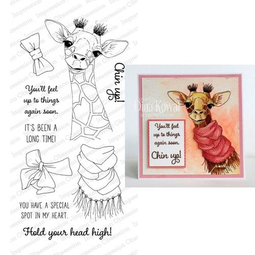 Impression Obsession Stamps - Baby Giraffe WP771