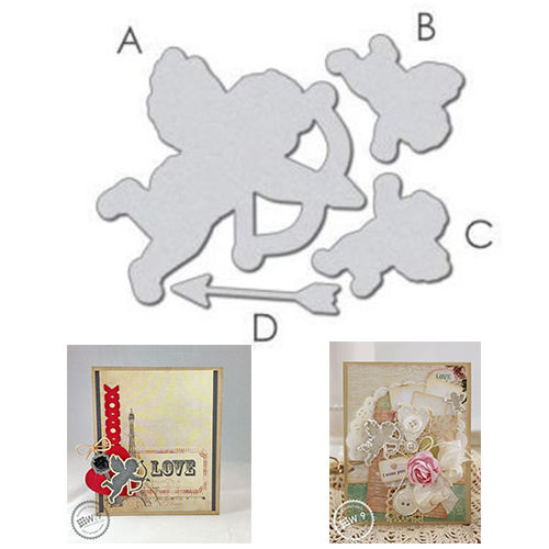 WPlus9 Design Dies - Cupid's Arrow Die WP9D-039