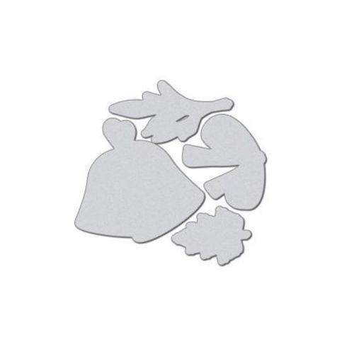 WPlus9 Design Dies - Silver Bells WP9D-069
