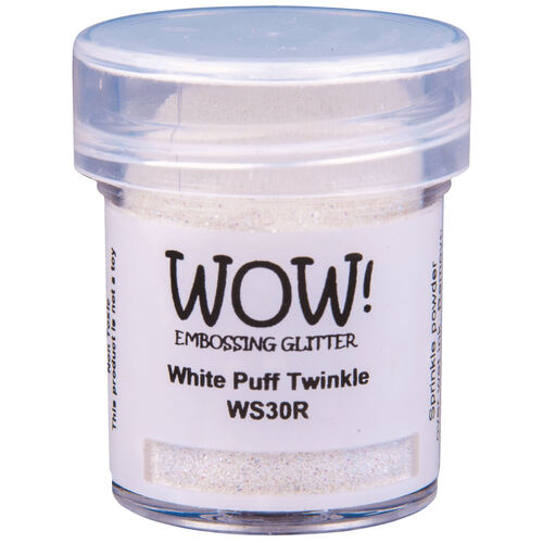 Wow! Embossing Glitter 15ml - White Puff Twinkle
