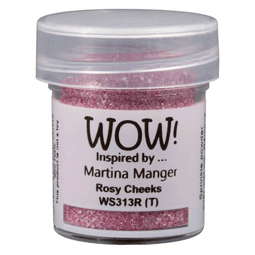 Wow! Embossing Glitter - Rosy Cheeks (by Martina Manger)