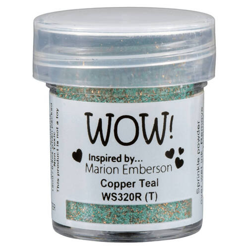 Wow! Embossing Glitter 15ml - Copper Teal