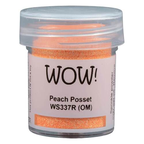 Wow! Embossing Glitter - Peach Posset