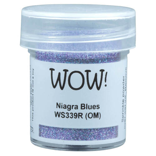Wow! Embossing Glitter - Niagra Blues