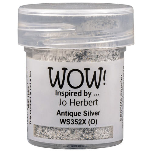Wow! Embossing Glitter 15ml - Antique Silver (by Jo Herbert)
