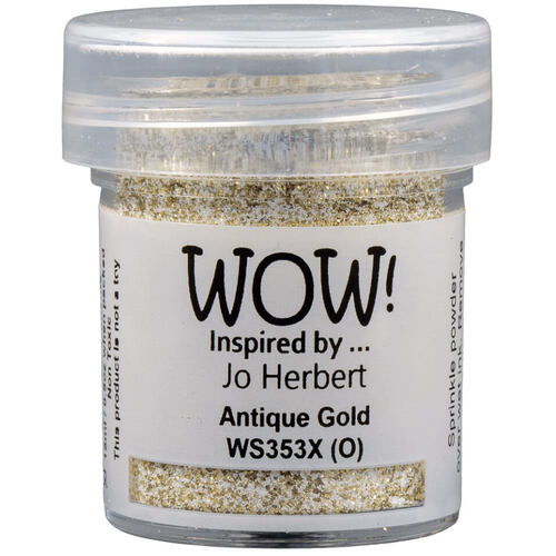 Wow! Embossing Glitter 15ml - Antique Gold (by Jo Herbert)