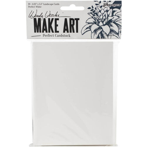 Wendy Vecchi Perfect Cardstock White Cards 110lb (Landscape) WVA63421