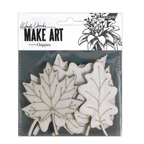 Wendy Vecchi Make Art Chippies - Lots of Leaves WVA78647