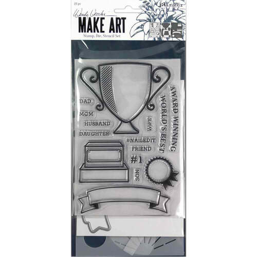 Wendy Vecchi Stamp, Die & Stencil Set - Award Winning WVZ75158