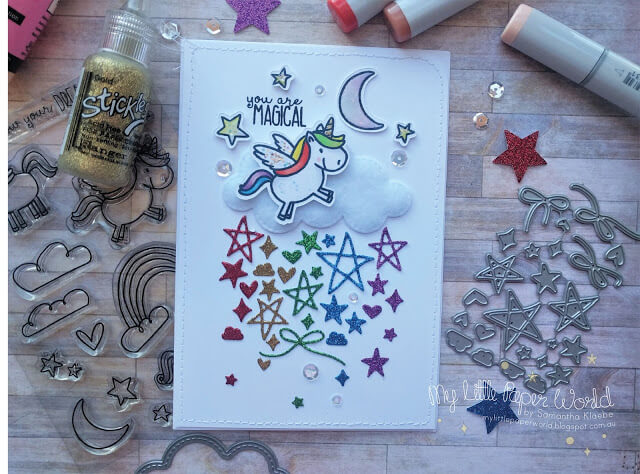 Unicorn & rainbows, sparkles & glitters! By Samantha Klaebe image