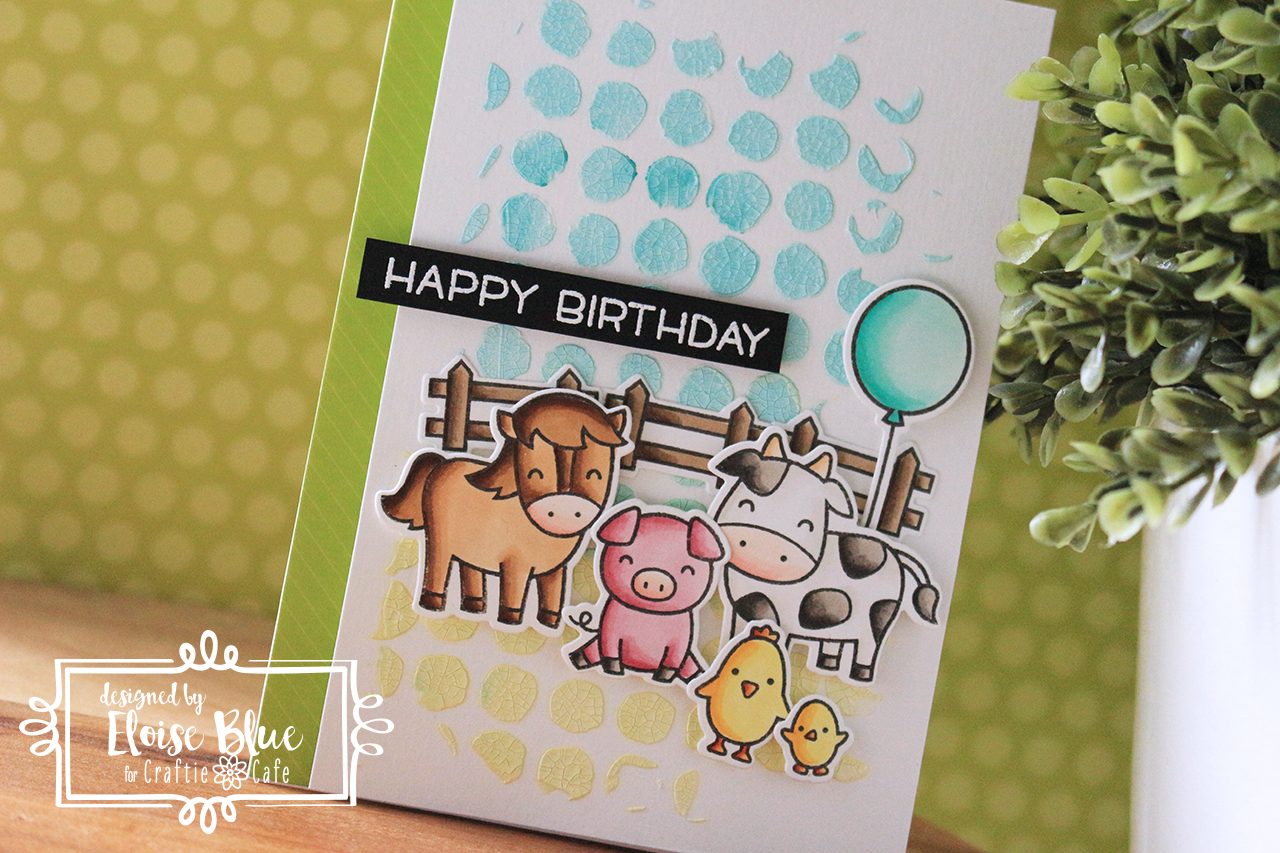 Happy Birthday with the Farm Animals by Eloise Blue image