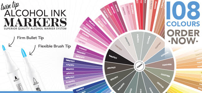 Introducing Couture Creations Dual Tip Alcohol Ink Markers image