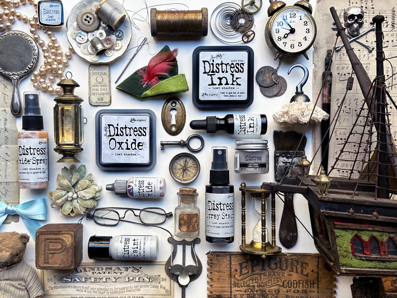 Tim Holtz New Distress January 2023 Colour "LOST SHADOW" image