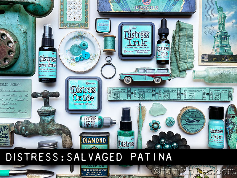 New April 2021 Distress Colour: Salvaged Patina image