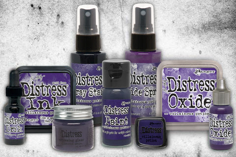 Shipping Now - New Tim Holtz Distress® Villainous Potion Bundle by Ranger Ink image